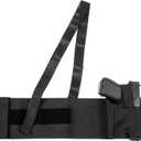 Shoulder Holster for Deep Concealment Underarm Gun Holster for Men and Women, Fits Most Handguns, Black (L - Left Draw)