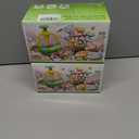 2 x Plunack Fabric Bouquet Craft Kits for Kids Age 4-8, Flower Bouquet Toys DIY Flowers Making Kit for Girls Flower Press Set Arts & Crafts Toys Educational Christmas Birthday Gift for Girls 3+ Year Old (Green)