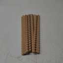 Nuanchu 12 Pcs Decorative Beaded Wood Trim Half Wooden Beads Trim Molding 15. 75 Inch Unfinished 3D Decorative Bead Pearl Wood Molding Cute DIY for Home Wall Cabinet Shelf Window Door (24 mm)