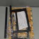 Shoe Rack Organizer for Small Spaces 2Tier Long Narrow Shoe Stand, Closet Shoe Rack, Small Shoe Shelf for Closet Entryway Corner Garage and Bedroom Front Door - Shoe Storage Combining Wood and Metal (Black)