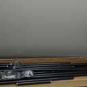 DR.IRON Industrial Pipe Clothing Racks with Double Bar, Industrial Black Clothes Racks Wall Mounted, Heavy Duty Closet Rods for Hanging Clothes Organizer Storage