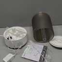 Homvana Humidifiers for Bedroom Home, 3.6 L Cool Mist Top-Fill 34H Super Long Time, Quiet 23dB, Baby Humidifier, Oil Diffuser for Large Room, House, Plant, Nursery, Office, BPA FREE, Ultrasonic (Grey)