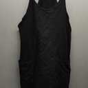 ANRABESS Women Athletic Dress Summer Tennis Workout Active Sports Mini Romper Dress Built in Shorts Travel Vacation Clothes (Medium, Black)