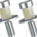 Door Lock Striker 38420 Compatible with Door Latch Bolts for 1971-1991 GMC Truck Door Bolt Pin Replace OEM 9601750 - Sold in Pairs