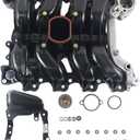 615-175 Upper Intake Manifold with Gaskets for 2001-2011 Fo-rd Crown Vict-oria Mus-Tang Expl-orer Lin-coln Town Car Mer-cury Grand Mar-quis Mount-aineer V8 4.6L 9W7Z9424A GELUOXI