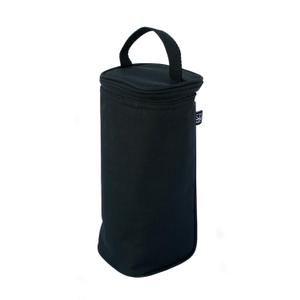 J.L. Childress Breast Milk Cooler Travel Bag - Insulated Baby Bottle Storage Bag, Portable Organizer Pack for Breast Milk, Use for Daycare or On the Go, Fits 1-2 Bottles - Black