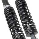 1 Pair 12.5Inch 320mm Universal Motorcycle Rear Shock Absorbers Suspension Replacement for Honda Yamaha Kawasaki Suzuki Dirt Bike ATV Go Kart (Black)