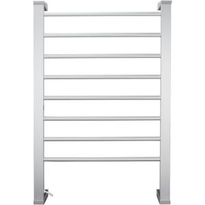 Heated Towel Rack with Timer, 8-Bar Electric Towel Warmer for Bathroom, Fast Heating Towel Dryer Freestanding or Wall Mount, Auto Shut-Off, Space-Saving Design