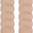 Gosknor 100pcs (50 Pairs) Nipple Covers for Men, Anti-Chafing Shields Running Nipple Pasties Tape No-Show Disposable Guard Protector for Tanning Beds Sports Gym (Beige)