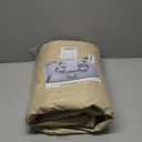 Vailge Rectangular/Oval Patio Table Cover, Heavy Duty and Waterproof Outdoor Lawn Patio Furniture Covers, Large Beige & Brown (Rectangle-72"L x 44"W x 23"H)