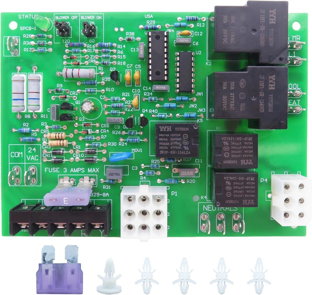 S1-7990-319P Furnace Control Circuit Board Replacement for Coleman Evcon York Luxaire OEM 7990-319P ICM2801 031-01910-000 031-01932-002