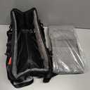 BurgeonNest Center Console Small Dog Car Seat - Portable Pet Cat Puppy Booster Armrest Carseat Up to 11lbs, Anti-Collapse Comfort Car Travel with Washable Fluffy Cushion and Pillow, Grey