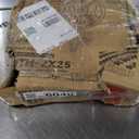 Fitvids Olympic 2-Inch Cast Iron Plate Weight Plate for Strength Training and Weightlifting, Two Hole Style, 25LB Pair