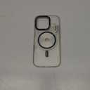 Aulumu A16 iPhone 16 Pro Magnetic Thermal Case | Updated Camera Control | IMD Technology | Compatible with Magsafe | Complete Wrap-Around | Touch Translucent White