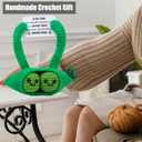 Birthday Gifts for Him Her Boyfriend Girlfriend Wife Husband - I Love You Anniversary Wedding Birthday Gifts for Women Men, to My Love Handmade Crochet Positive Bean Gifts for Couples