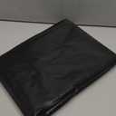 Homing Rectangle Vinyl Tablecloth, Waterproof Spillproof Plastic Flannel Backed Table Cloth, Wipe Clean Table Cover for Dining, Buffet Parties and Camping (Black, 60" x 84")