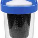 ATRACYPART Inline Pool Leaf Canister Compatible with Hayward W560 PoolVac Navigator Standard, Leaf Catcher Filter with Strainer Basket and 5 Skimmer Socks (Black)