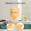 2 x INGOFIN Aromatherapy Candles for Home Scented - Stress Relief Candle Gifts, Natural Wax Candles with Floral Scents, Candle Set for Spa, Bath, Yoga, Home Decor Candle, Light Orange