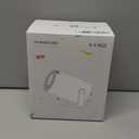 Magcubic 2025 Upgraded HY300PRO Mini Projector with WiFi and Bluetooth, Portable Projector 4K Support, Auto Keystone, 180 Degree Rotation, Smart Proyector for Home Outdoor (White)