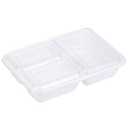 GoodCook 2-Compartment Clear Plastic Meal Prep Container