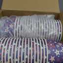 Newtay 120 Pcs 4th of July Paper Ice Cream Cups Bulk American Flag Disposable Paper Cups 8oz Patriotic Ice Cream Bowls Dessert Treat Snack Soup Bowls Party Supplies for Independence Day Party Favor, one size