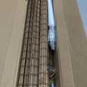 Cordless Bamboo Roman Shades 24x48in, Light Filtering Bamboo Blinds for Indoor Windows, Office, Bathroom and Living Room, Privacy Teak.