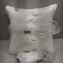 AM AEROMAX 20 20 Throw Pillow Memory Foam Pillow Insert - Square Accent Pillow for Decorative Cushion Bed Couch Sofa - Non-Deforming Over Time (White)