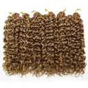 GoGo Curl Crochet hair Water Wave Crochet hair Blonde Synthetic Bohemian Crrochet Braid Deep Wave Braiding hair Extensions (27#, 14inch)