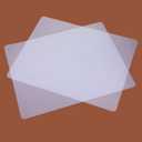 Large Silicone Mats for Kitchen Counter 16 x 20 Clear Silicone Countertop Protector Mat Food-Grade Non-Slip Waterproof Placemat Nonstick Nonskid Heat-Resistant Pad(2 Pack, Translucent)