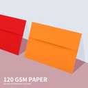 2 x Granhoolm 50 Pack A7 Invitation Envelopes 5.25 x 7 .25 For 5x7 Cards - Peel & Press,Ideal for Invitations,Weddings,Parties,Greeting Cards,Photos(Multicolor)