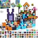 150 PCS 0.8in Magnetic Blocks - Magnet Toys, Magnetic Building Blocks Cubes, Stacking Magnets, School STEM Toys Birthday Gifts for Boys and Girls Age 3+ Years Old (Theme: Adventure World)