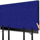 Wibeelee TV Cover for Moving 70"-75" Flat Screens Dust & Anti-Scratch TV Screen Protector Cover with Bottom Strap for Moving, Painting, Renovation, Pet Scratch Prevention & Furniture Protection, Blue