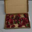 Ling's moment Flowers 21pcs Fake Gardenia Artificial Flowers w/Stems, Fake Flower for DIY Wedding Decorations Centerpieces Bouquets Boutonnieres