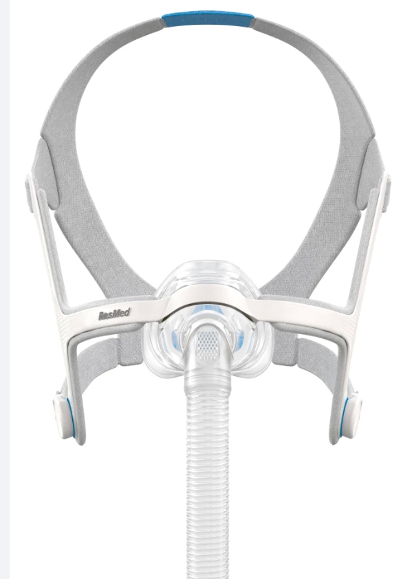 Replacement for Airfit N20, Secure Fit & Ultra-Soft with Upgraded Silicone Cushion, Quick-Release Tube Adjustable Straps Assembly, Great-Value CPAP Supplies - Medium