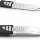 KitchenArt Stainless Steel Pro Sliding Adjust-A-Tablespoon and Teaspoon, Adjustable Measuring Spoon Set