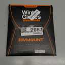 Rivmount 
Water-Resistant Winter Gloves Touch Screen, Women Men Thermal Warm Gloves Suit for Cold Weather Running, Cycling, Hiking, Bike, Ski, Snow, Driving, Work, Outdoor Black Size M