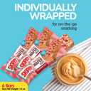 SKIPPY P.B. & Jelly Wafer Bars, Strawberry Jelly Flavor, Real Fruit & Oats, 6 Individually Wrapped Bars (7.8 oz)