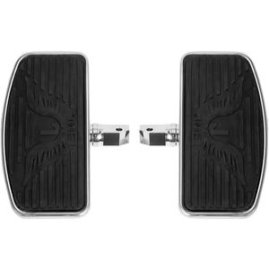 Motorcycle Floorboard Rubber Rider Insert Foot Rest Peg For Honda VTX1300 VTX1800 Suzuki VL400 C50, Chrome