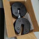 US Weight 40 Pound Canopy Weight Set of 4 and Carry Strap with No-Pinch Design - Easy Installation and Removal to Secure Tents, Canopies, and Umbrellas at Outdoor Events