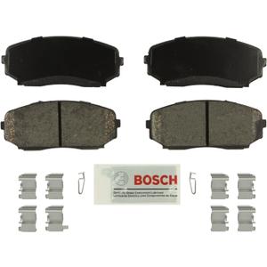 BOSCH BE1258H Blue Ceramic Disc Brake Pad Set With Hardware - Compatible With Select Ford Edge; Lincoln MKX; Mazda CX-5, CX-7, CX-9; FRONT