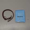 BRONZEDOG Rolled Leather Dog Collar for Small Medium Large Dogs with QR ID Tag (S: 12-14 Inch, Chocolate Brown)