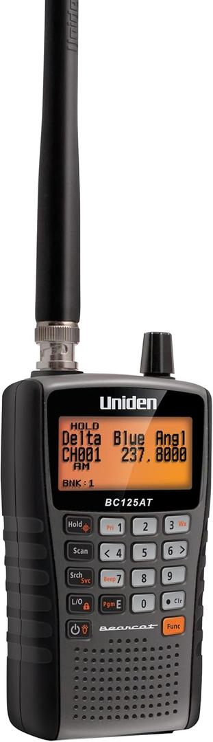 Uniden Bearcat BC125AT Handheld Scanner, 500-Alpha-Tagged Channels, Close Call Technology, PC Programable, Aviation, Marine, Railroad, NASCAR, Racing, and Non-Digital Police/Fire/Public Safety. (computer)