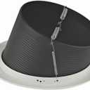 Black Baffle Slope Trim for 6-Inch Recessed Cans