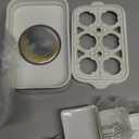 Rapid Egg Cooker Electric 6 Eggs Capacity, Soft, Medium, Hard Boiled, Poacher, Omelet Maker Egg Poacher With Auto Shut-Off, BPA Free-White