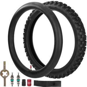 70/100-17 2.50/2.75-17 Motorcycle Tire and Inner Tube Off Road Fit for Coolster TaoTao 110cc 125cc 140cc QG-214 X-M125 125cc C70 CL70 CR80 CR80R CR80RB CRF80F CRF100F CRF125F CRF150R CT90 CT110 XR100R