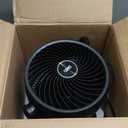 DREO Fan for Bedroom, 13-Inch Oscillating Table Air Circulator Fan for Whole Room, 120 Tilt Adjustment, 25dB Ultra-Quiet, 75ft Powerful Airflow, 4 Speeds Desk Fans with Remote for Home, Office (Black)