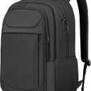 Travel Laptop Backpack 17 Inch, Durable Professional Travel Backpack for Men Women with LifetimeWarranty, Airline Approved Big Large Business Work School College Computer Backpack, Black, 17.3 Inch