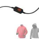 12V Heated Jacket Battery StepUp Adapter for Milwau-kee, M-12, Makita, AEG Gear,Snap-on, Metabo, Craftsman.Cable TypeC to DC 5.5mm (Only Suitable for 12v Heating Jackets)