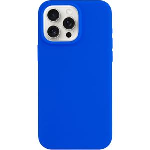 for iPhone 15 Pro Plastic Case, Non Silicone, Ultra Slim Fit Minimalist Classic Basic Matte Phone Case, Gel Rubbery TPU Shockproof Cover, 6.1" Inches Screen 2023, Bright Cobalt Royal - Blue