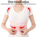 Back Brace Posture Corrector for Women and Men Full Support for Posture Correction & Scoliosis Hunchback Corrector de Postura para Hombre y Mujer Upper Thoracic Back Straightener Pink, Medium